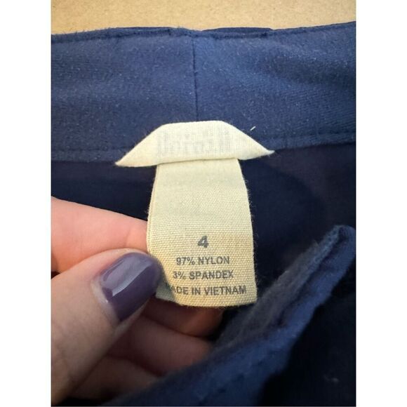Duluth Trading Co Womens Navy Capris Size 4 - Picture 3 of 3